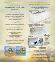 Load image into Gallery viewer, Polyguard - White Hercules Airseal Burial Vault
