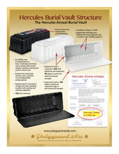 Load image into Gallery viewer, Polyguard - White Hercules Airseal Burial Vault
