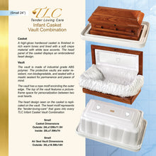 Load image into Gallery viewer, Polyguard - Small Infant Casket/Vault Combination
