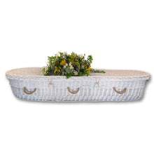 Load image into Gallery viewer, White Willow Casket
